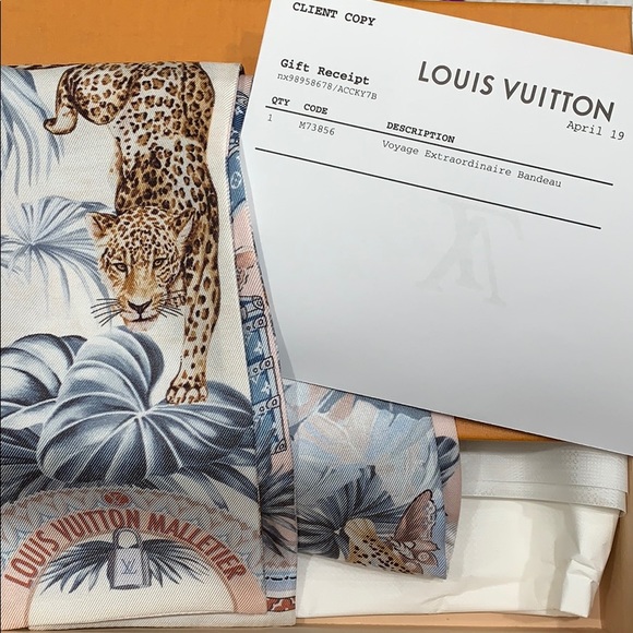 Louis Vuitton | Accessories | Louis Vuitton Voyage Extraordinaire Bandeau |  Poshmark